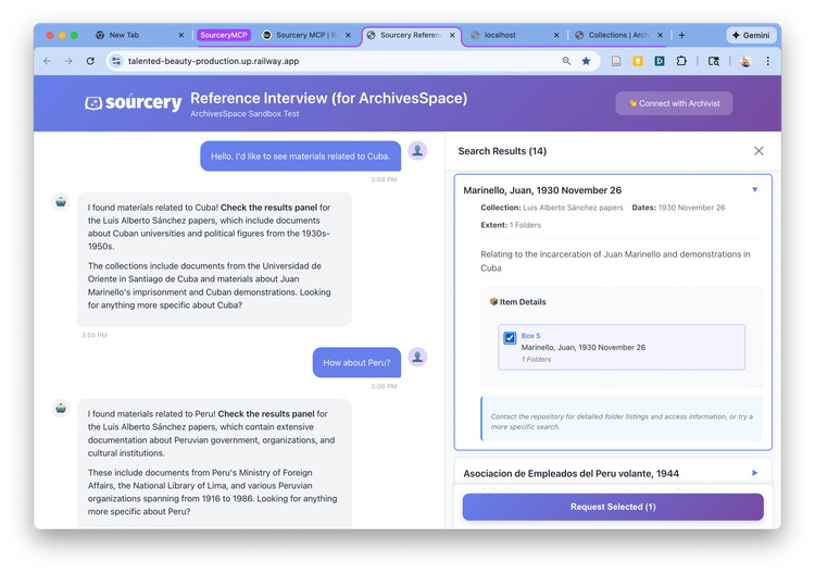 Making an AI Frontend for ArchivesSpace